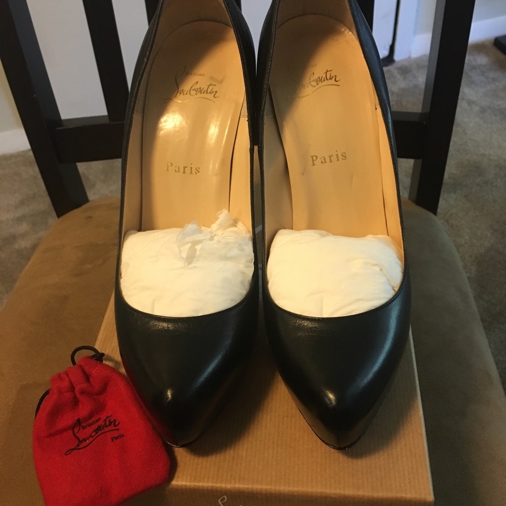 Christian Louboutin Leather Platform Pumps